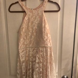 Lace white dress